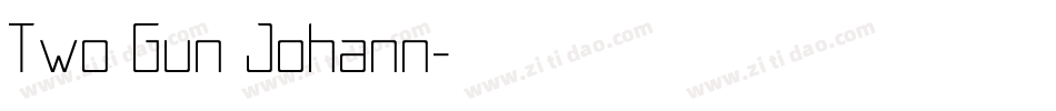 Two Gun Johann字体转换